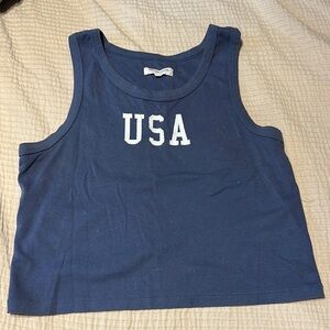 Blue USA Tank Top
